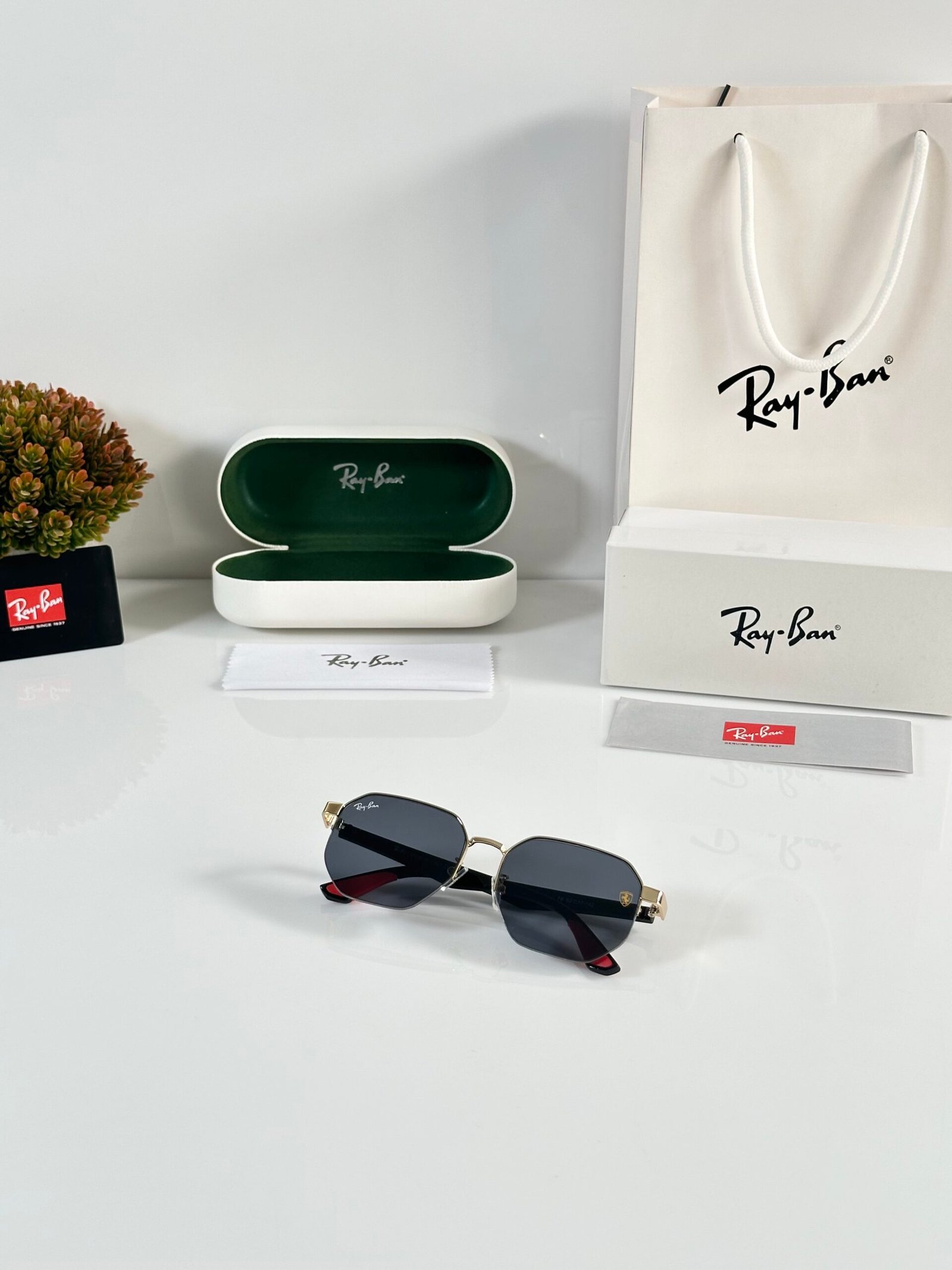 Rayban 07 Gold Black - Image 4