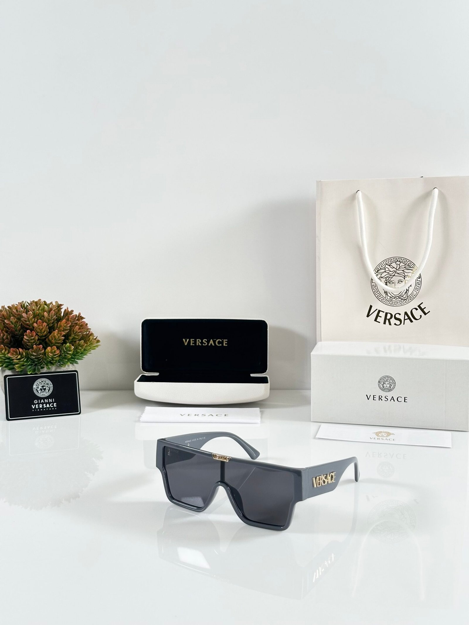 Versace 6146 Grey Black