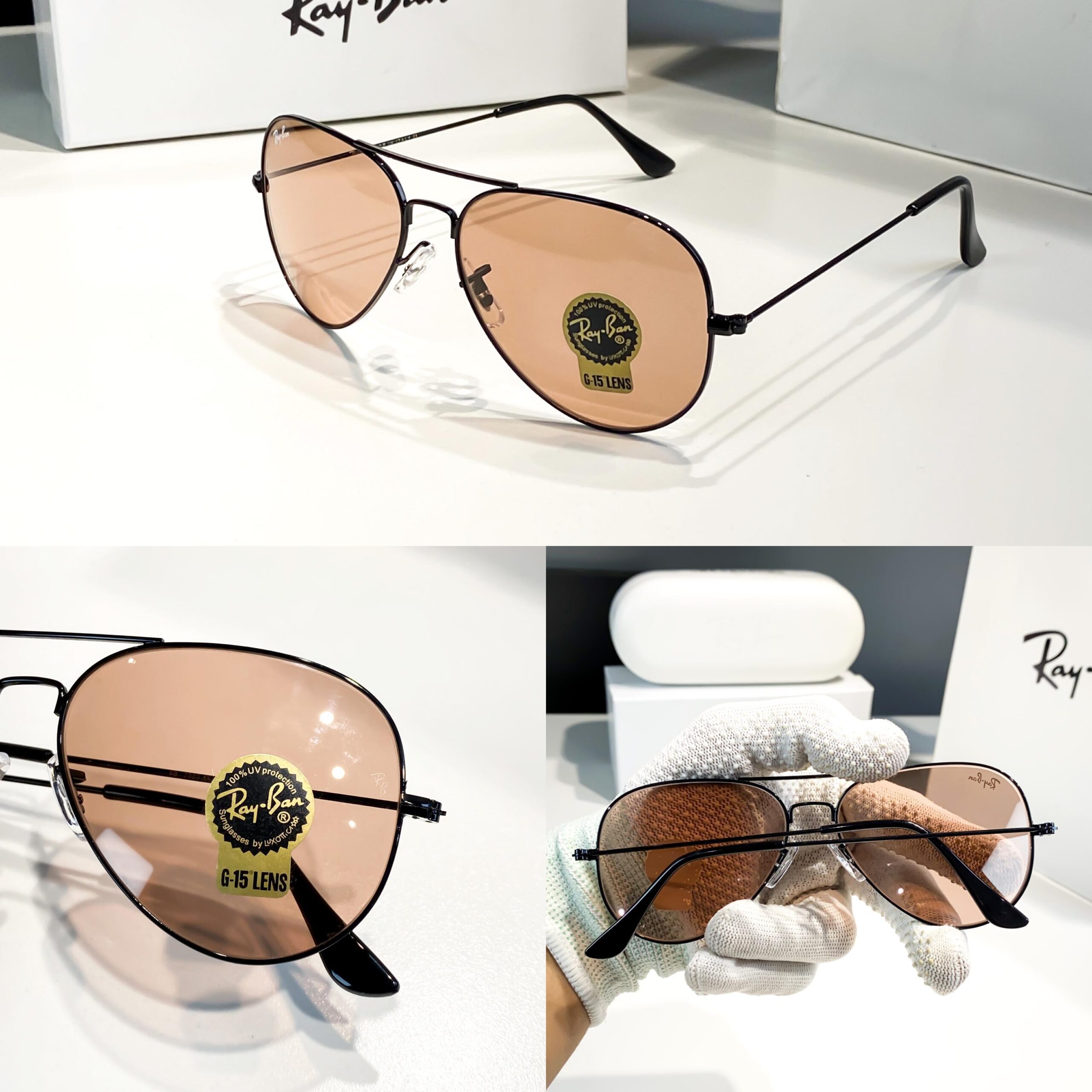 Rayban black brown candy 3025 - Image 2