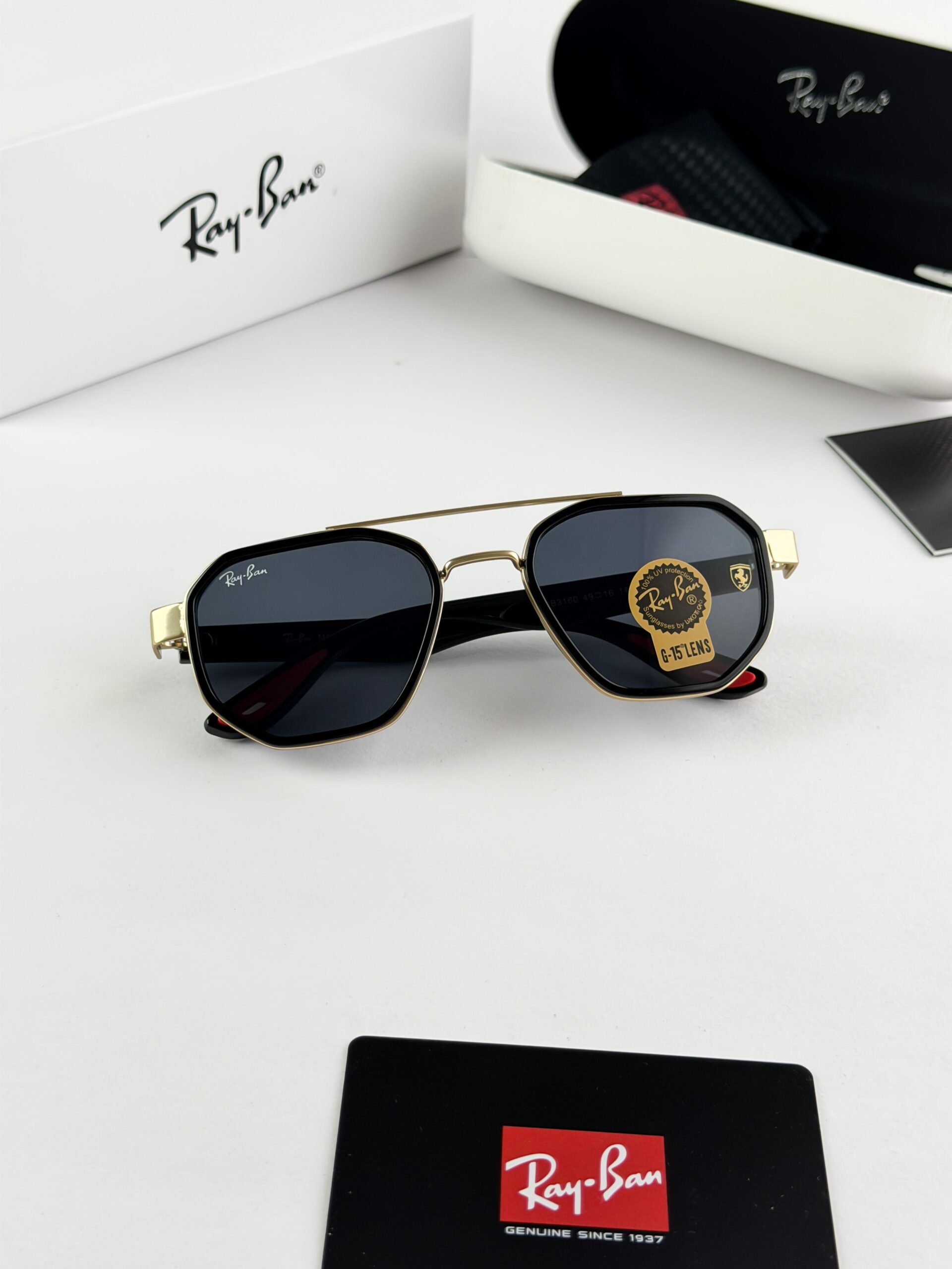 Rayban gold black 3160 - Image 3