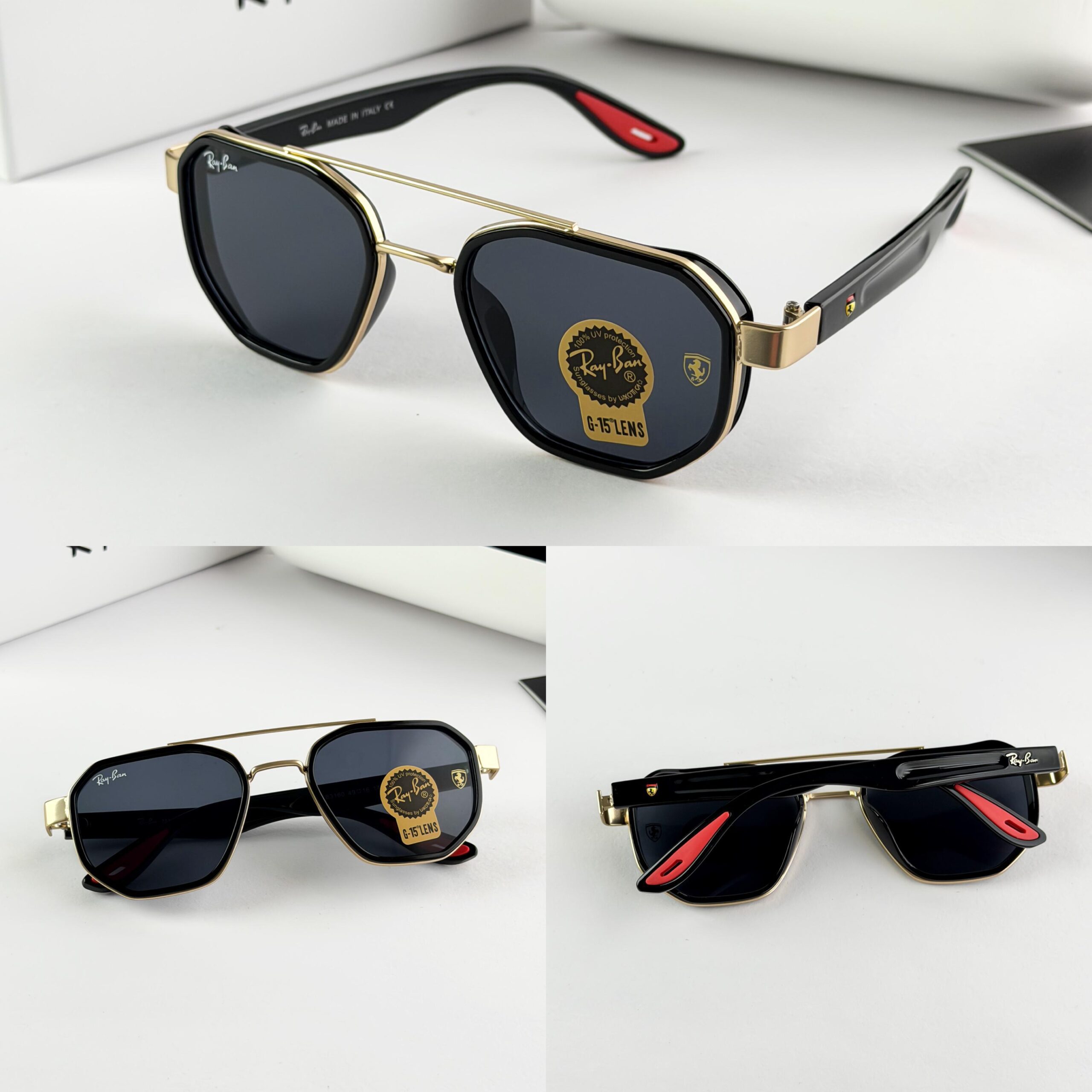 Rayban gold black 3160 - Image 2