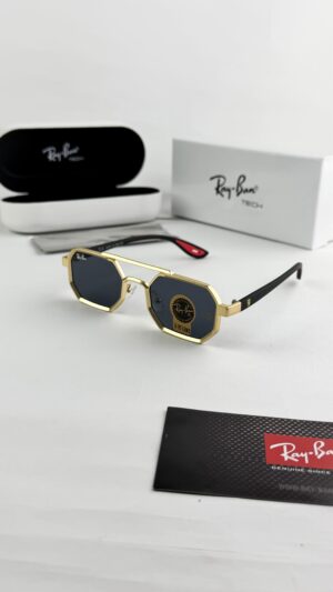 RAYBAN GOLD BLACK 05 107