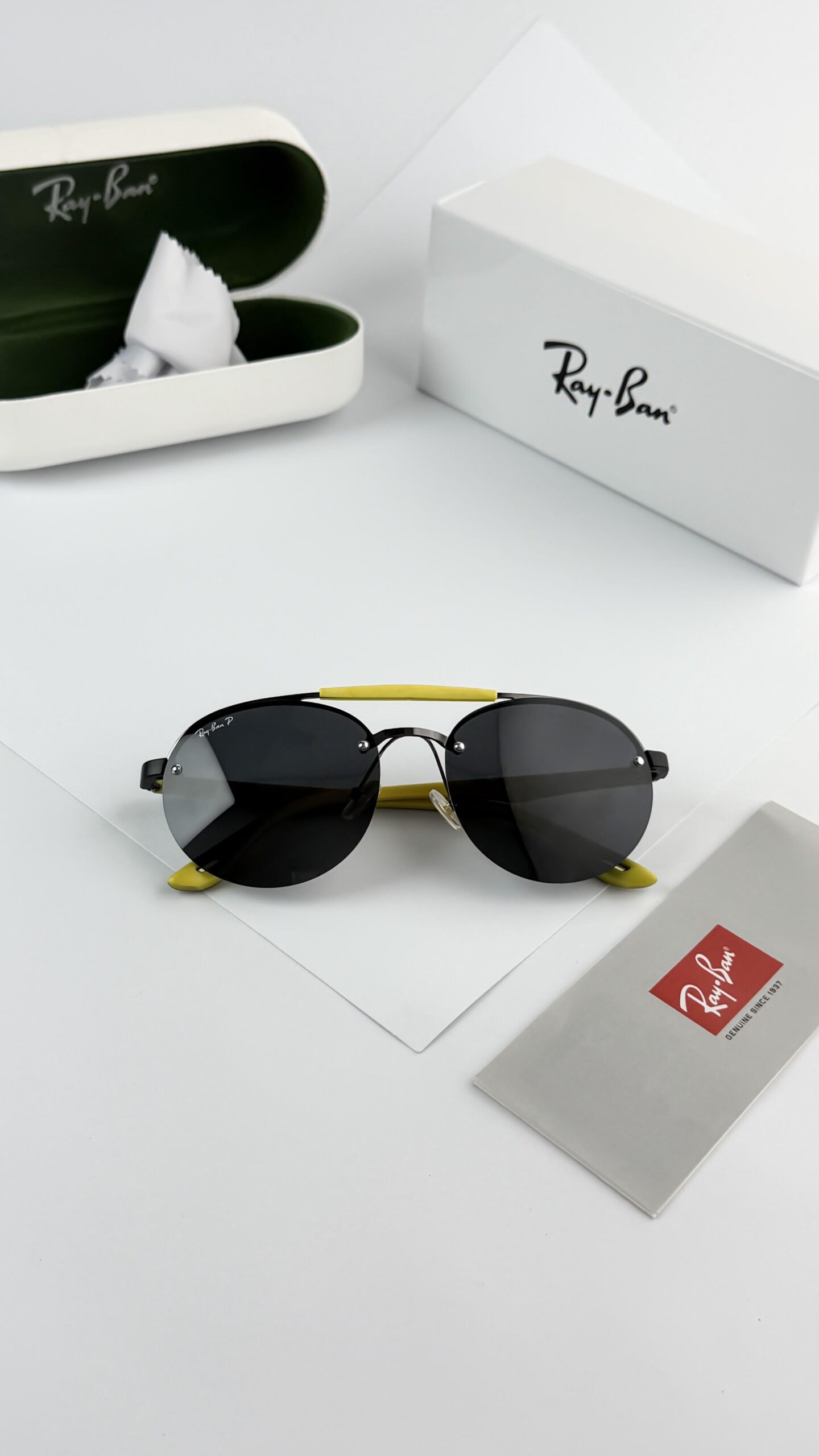 RAYBAN BLACK&YELLOW 2683 - Image 3