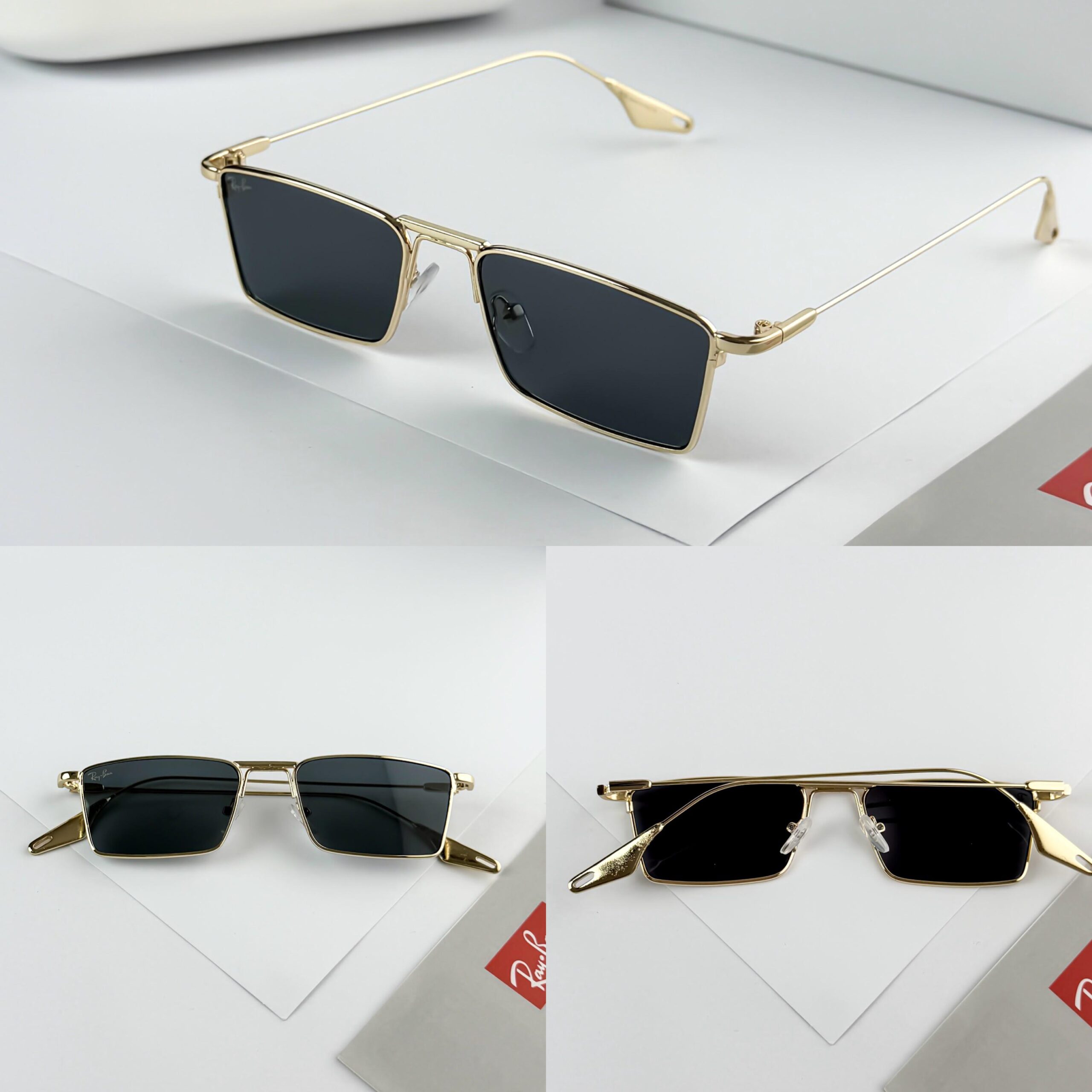 RAYBA GOLD BLACK 1010 - Image 5