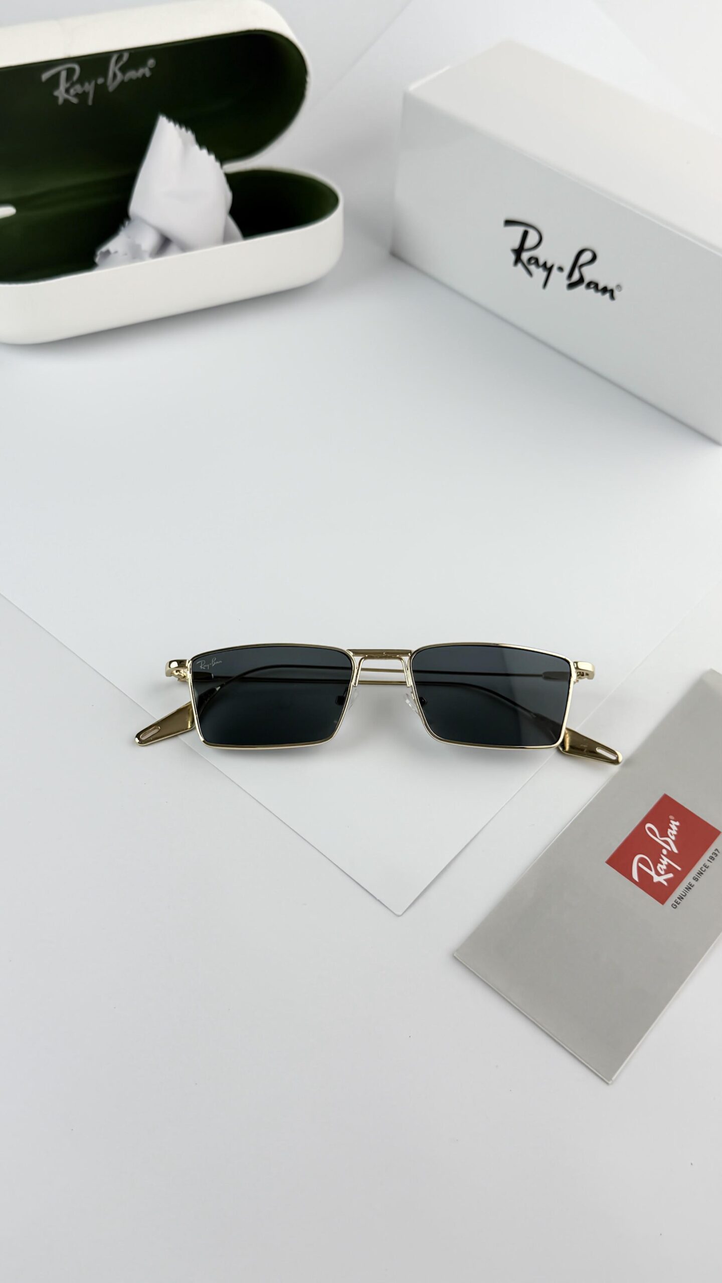 RAYBA GOLD BLACK 1010 - Image 3