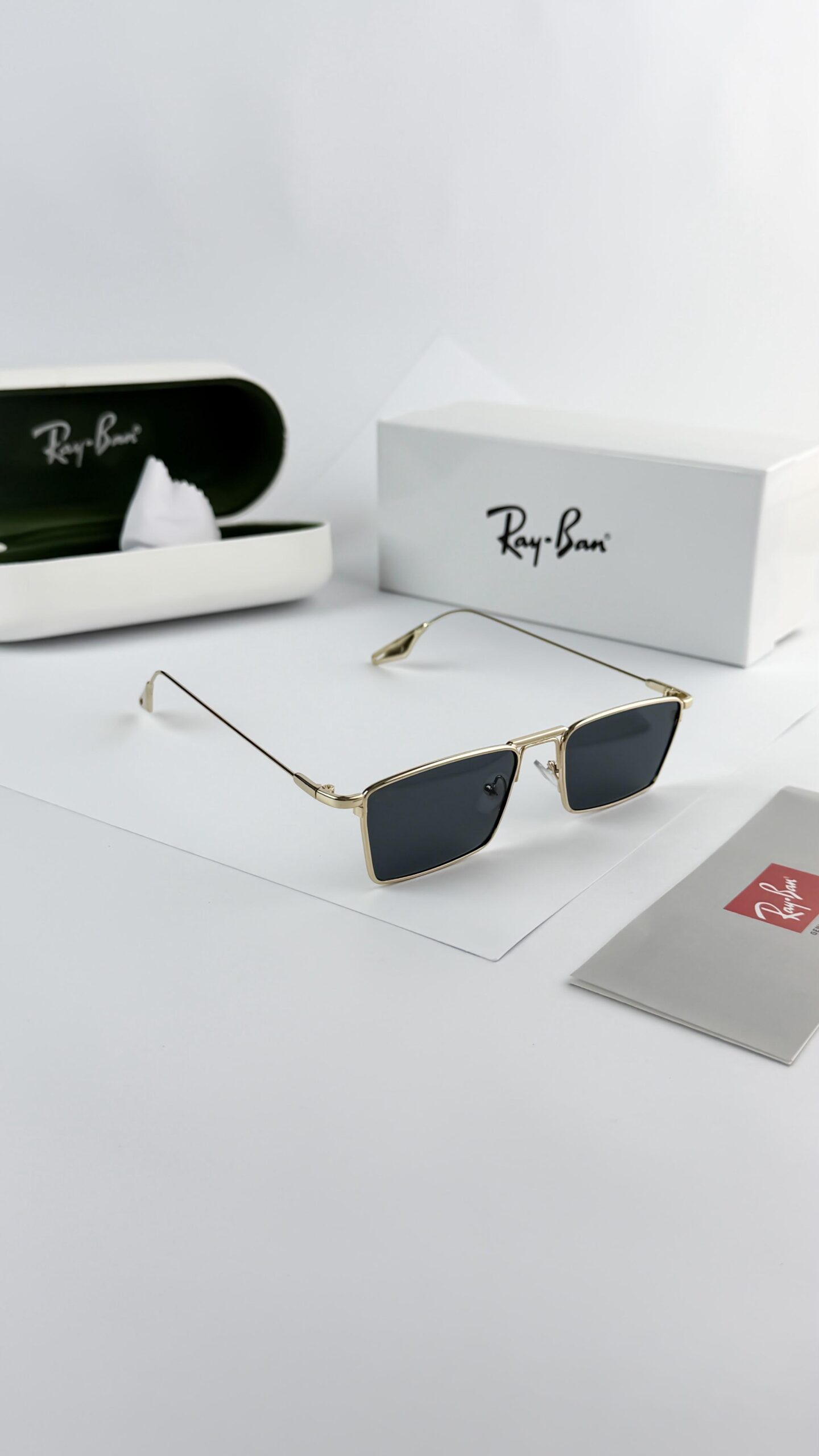 RAYBA GOLD BLACK 1010 - Image 2
