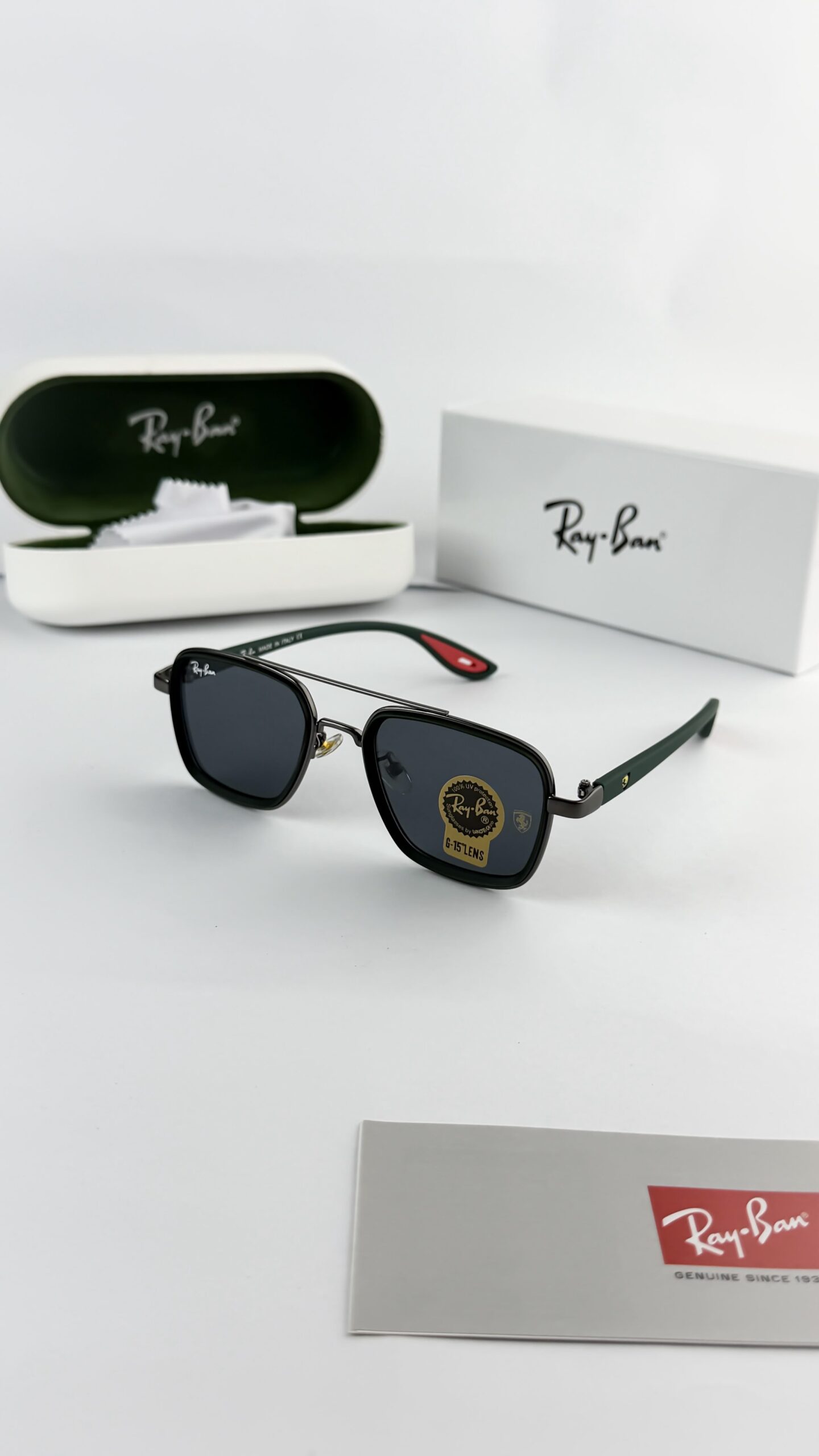 RAYBA GREEN BLACK 06