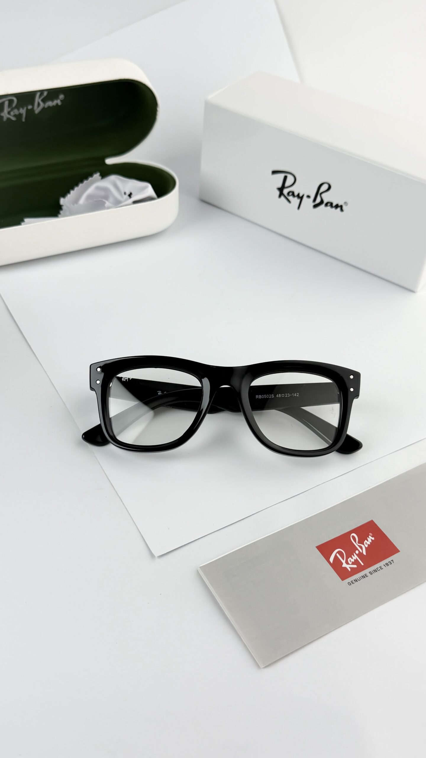 RAYBAN BLACK PLANO 0502 - Image 4
