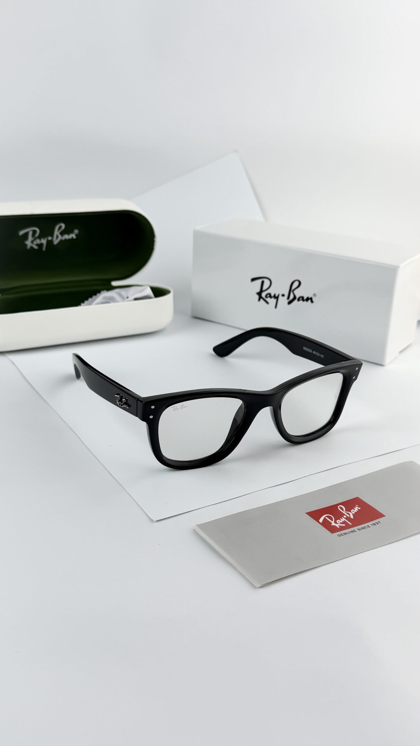 RAYBAN BLACK PLANO 0502 - Image 2